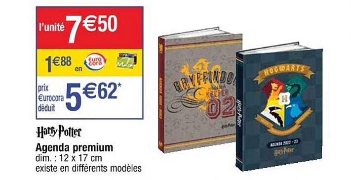 agenda premium harry potter