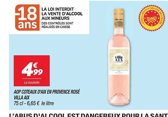 aop coteaux d'aix en provence rosé villa aix