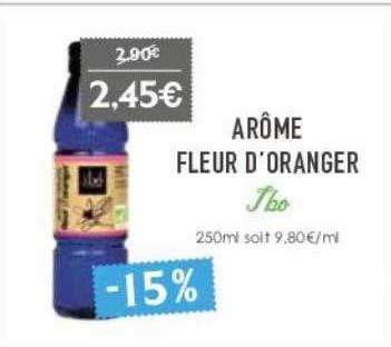 arôme fleur d'oranger iko