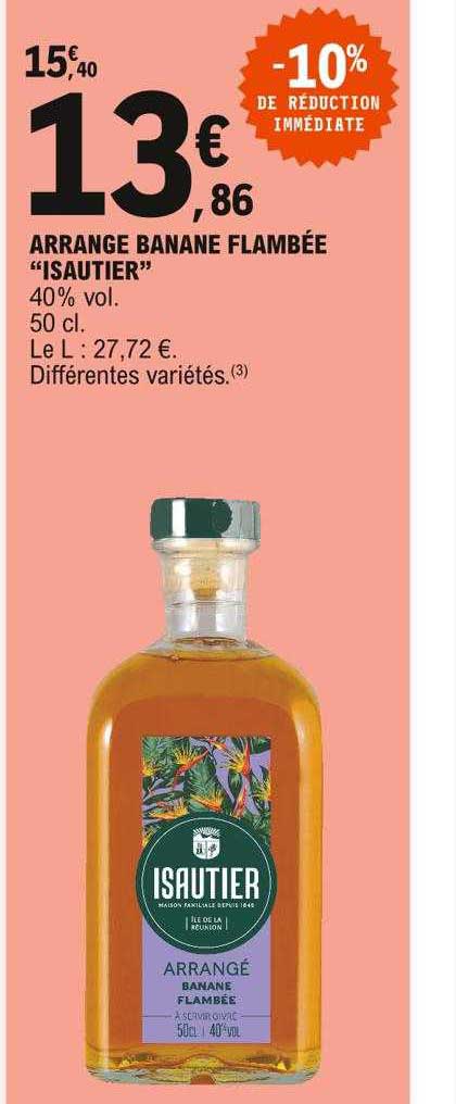 arrange banane flambée "isautier"