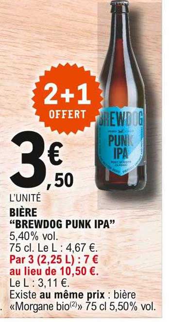 bière "brewdog punk ipa"