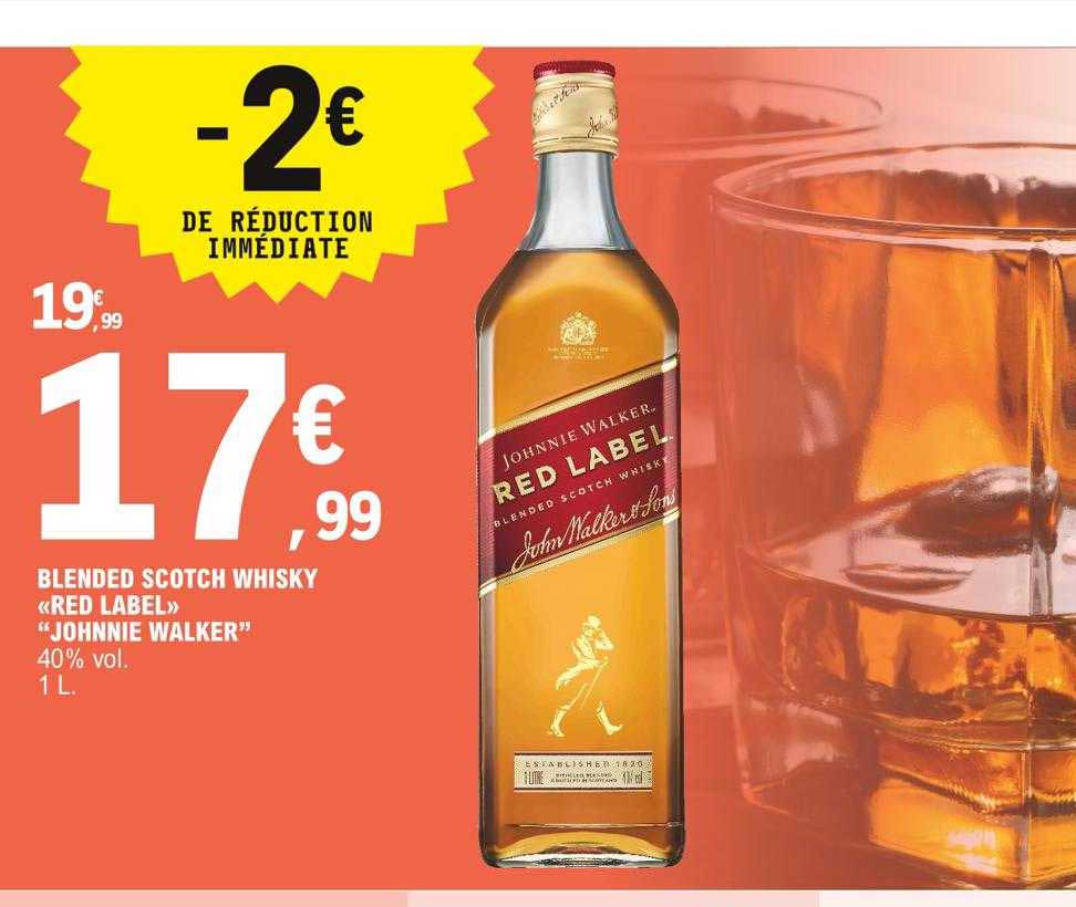 Blended Scotch Whisky «red Label» "johnnie Walker"