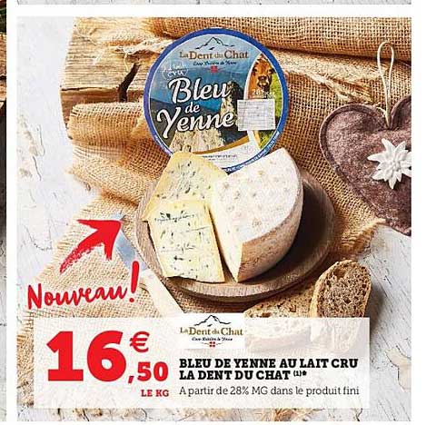 bleu de yenne au lait cru la dent du chat