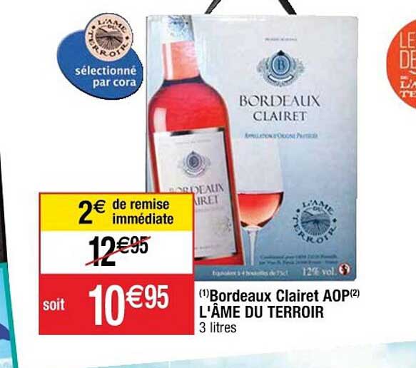 bordeaux clairet aop l'âme du terroir