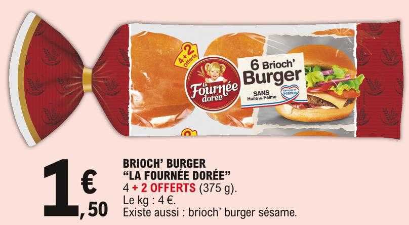 brioch' burger "la fournée dorée"