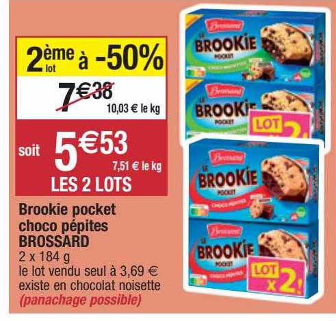 Brookie Pocket Choco Pépites Brossard