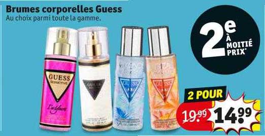 brumes corporelles guess