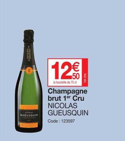 champagne brut 1er cru nicolas gueusquin