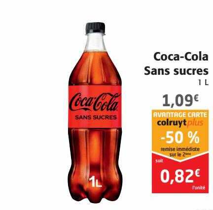 coca-cola sans sucres