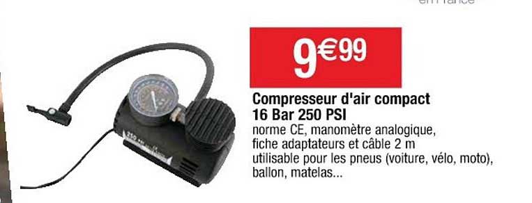 compresseurs d'air compact 16 bar 250 psi