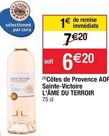 Côtes De Provence Aop Sainte-victoire L'âme Du Terroir