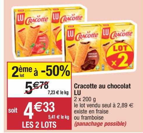 Cracotte Au Chocolat Lu
