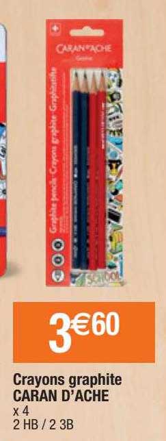 crayons graphite caran d'ache