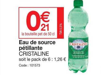 Eau De Source Pétillante Cristaline