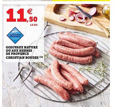 godivaux nature ou aux herbes de provence christian boudes
