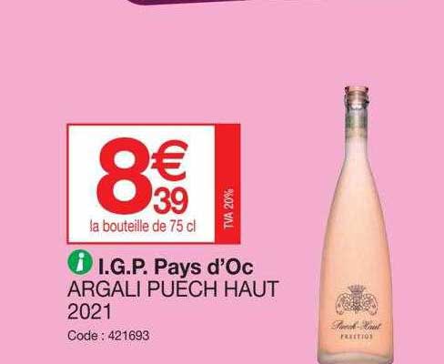 i.g.p. pays d'oc argali puech haut 2021