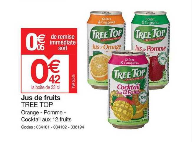jus de fruits tree top