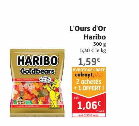 l'ours d'or haribo