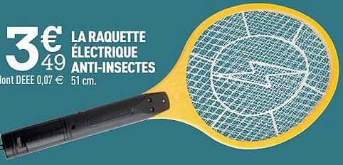 la raquette électrique anti-insectes