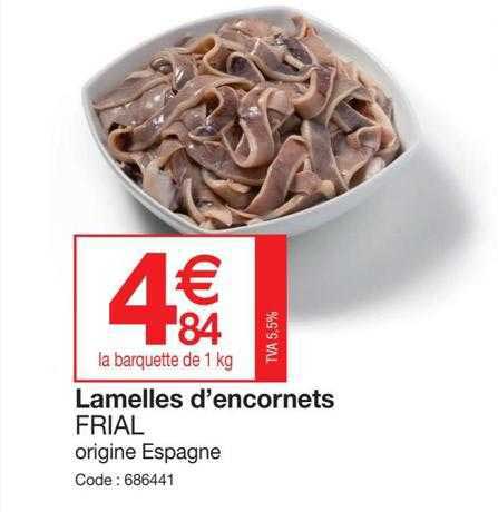 lamelles d'encornets frial