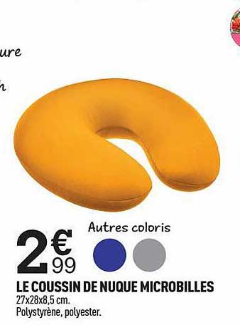 le coussin de nuque microbilles