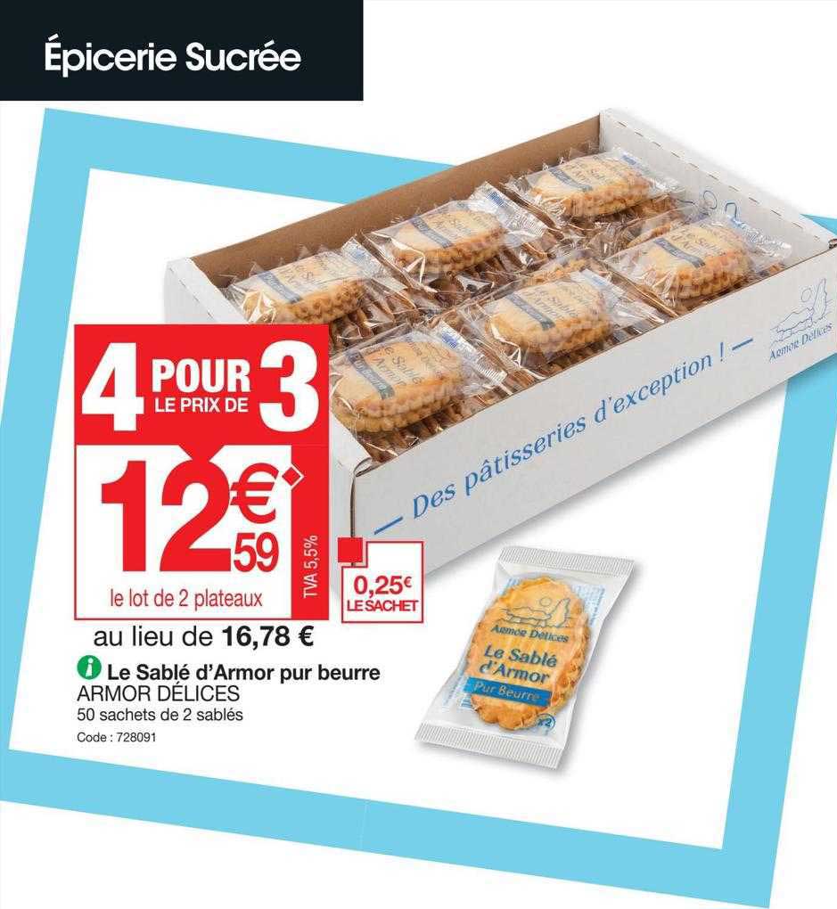 Le Sablé D'armor Pur Beurre Armor Délices