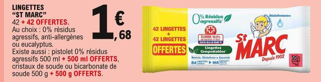 lingettes "st marc"