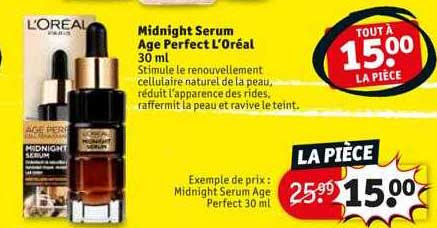 midnight serum age perfect l'oréal