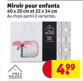 miroir pour enfants villa volance
