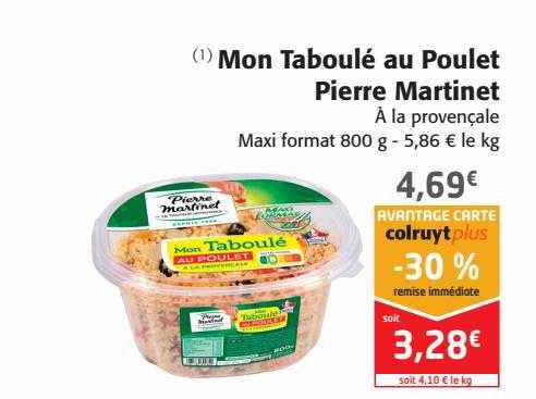 mon taboulé au poulet pierre martinet