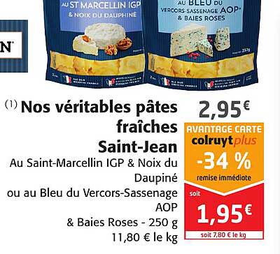 Nos Véritables Pâtes Fraîches Saint-jean