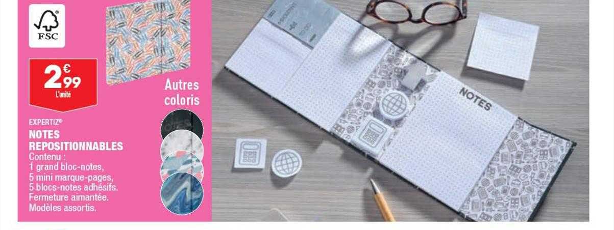 Notes Repositionnables Expertiz