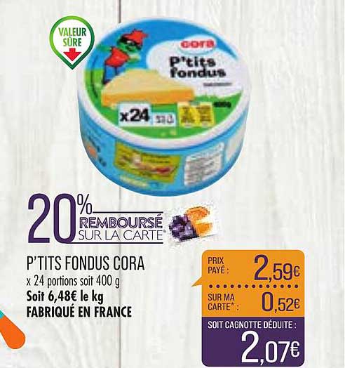 p'tits fondus cora