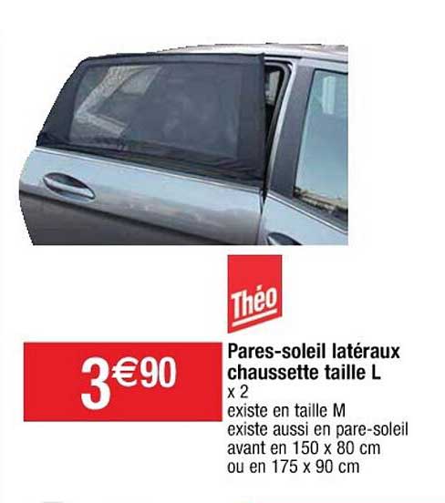 pares-soleil latéraux chaussette taille l théo