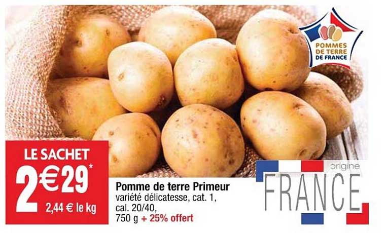 Pomme De Terre Primeur