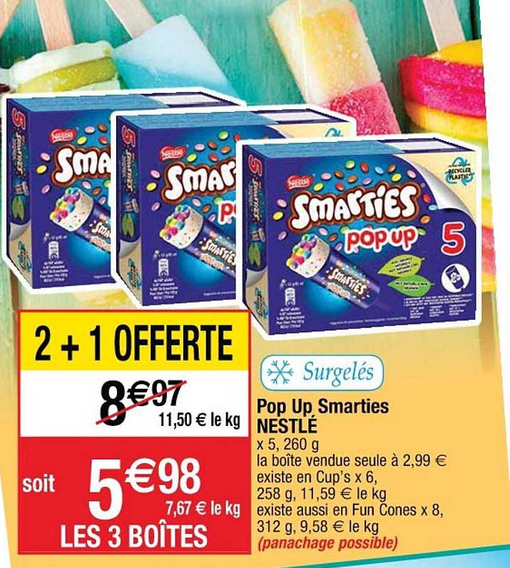 Pop Up Smarties Nestlé