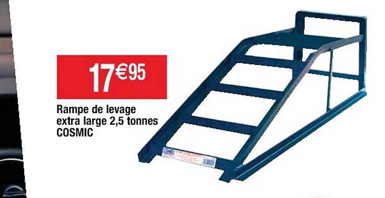 rampe de levage extra large 2,5 tonnes cosmic