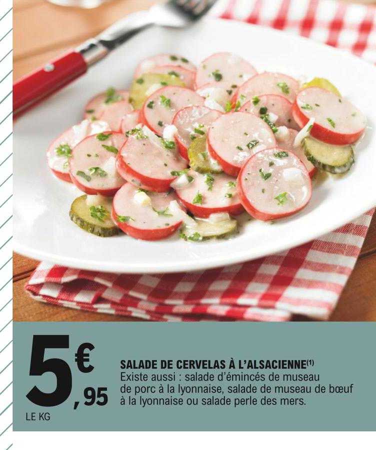 salade de cervelas à l'alsacienne