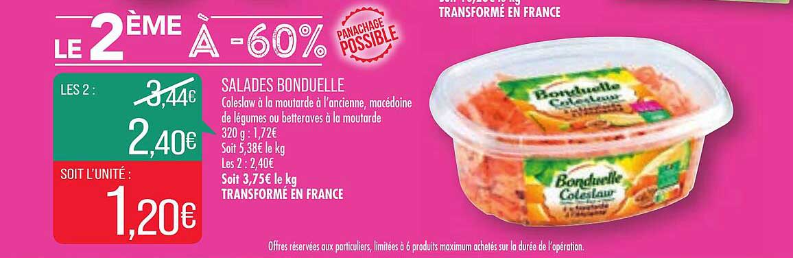 Salades Bonduelle