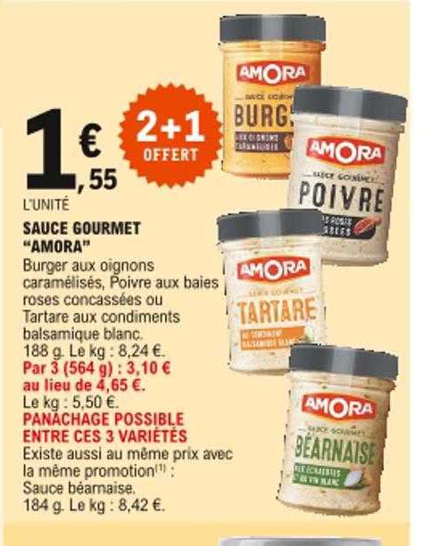 Sauce Gourmet "amora"