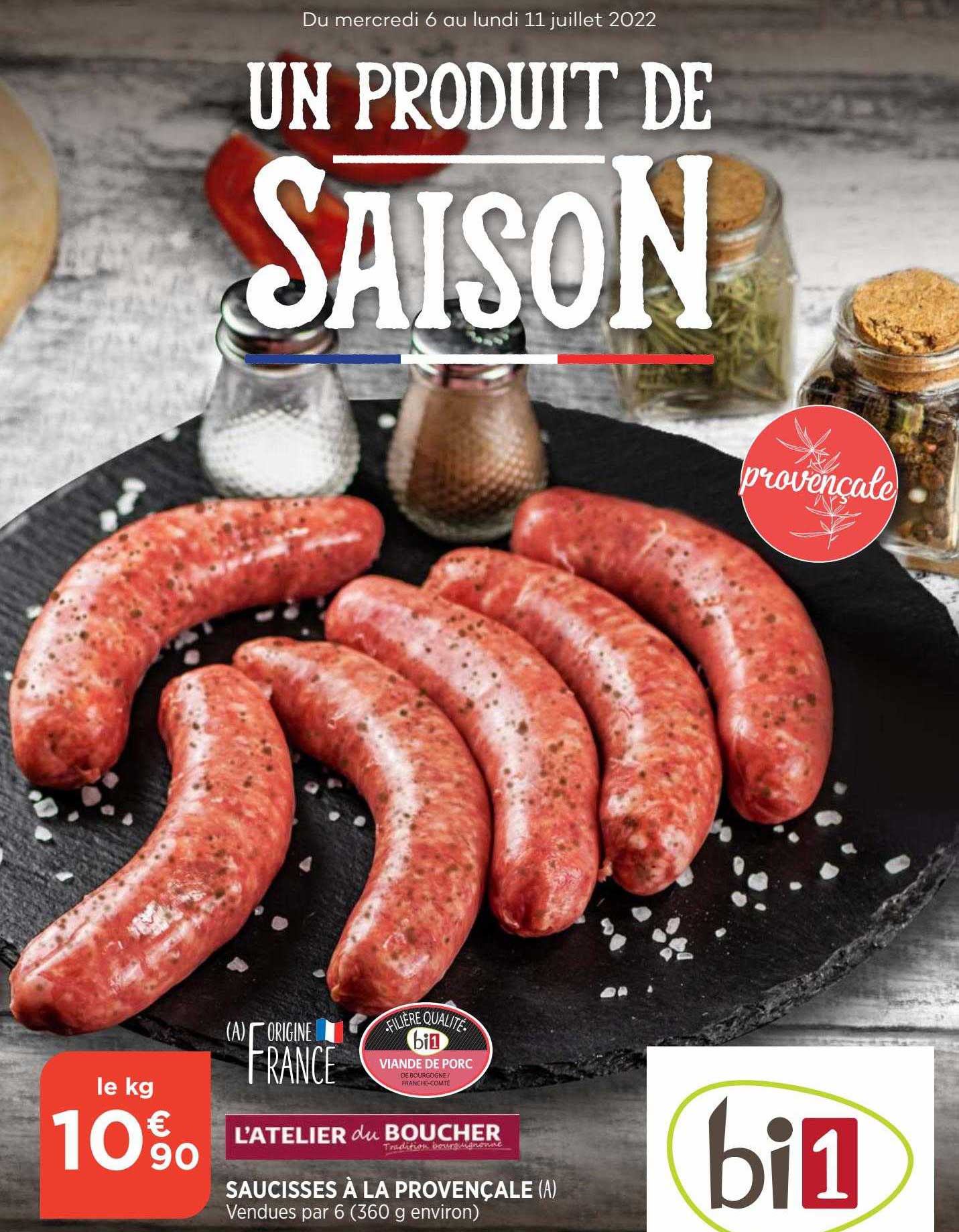 saucisses à la provençale l'atelier du boucher