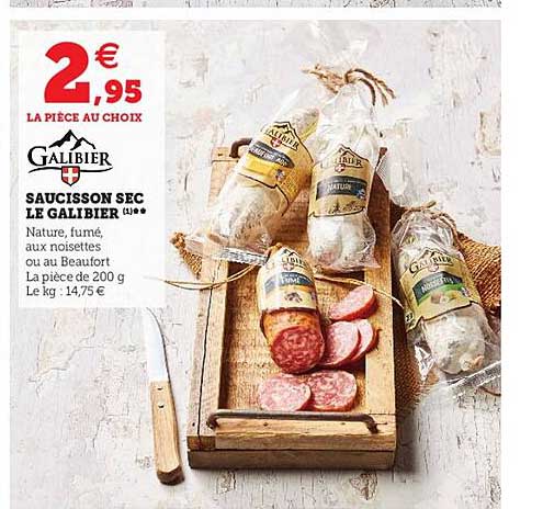 Saucisson Sec Le Galibier