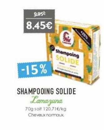 shampooing solide lamazuna