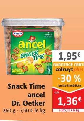snack time ancel dr. oetker