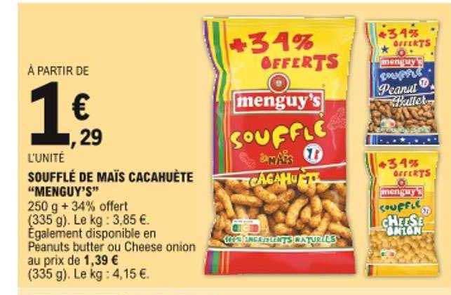 Soufflé De Maïs Cacahuète "menguy's"