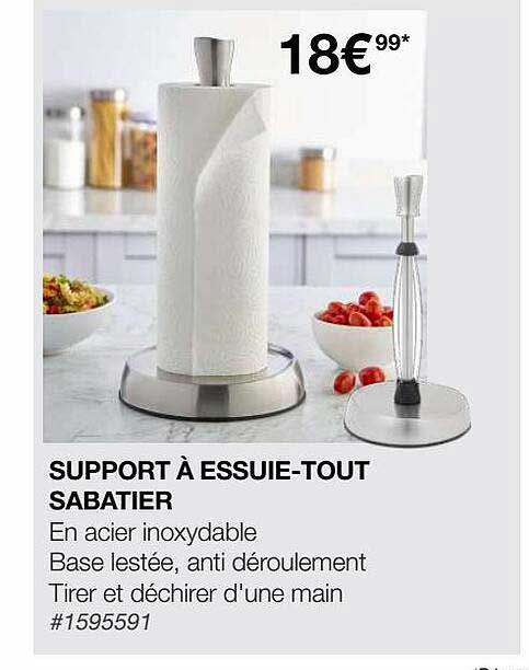 support à essuie-tout sabatier