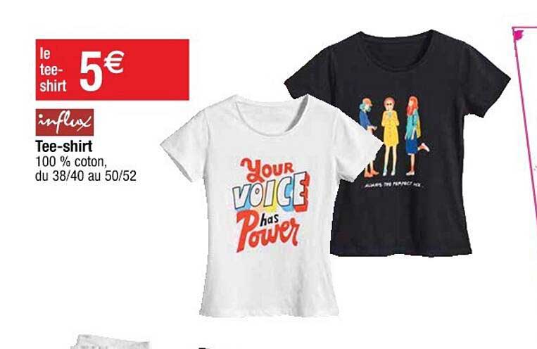 tee-shirt influx
