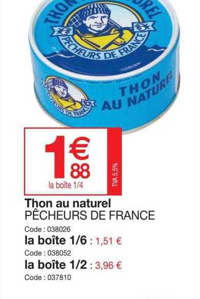 thon au naturel pêcheurs de france