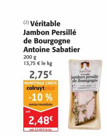 véritable jambon persillé de bourgogne antoine sabatier