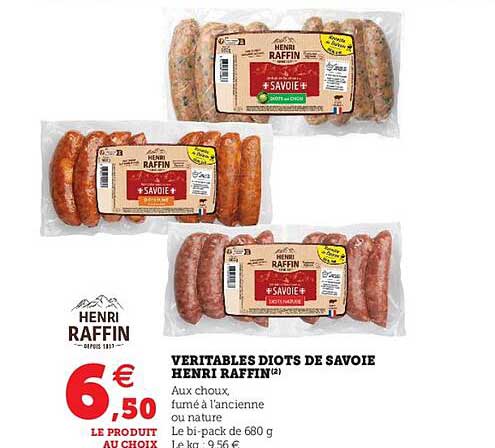 véritables diots de savoie henri raffin